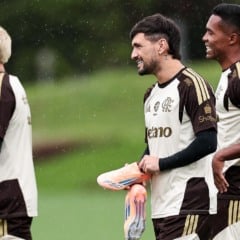 TREINO NO NINHO - 20-01-2026-001 FOTOS: GILVAN DE SOUZA/FLAMENGO