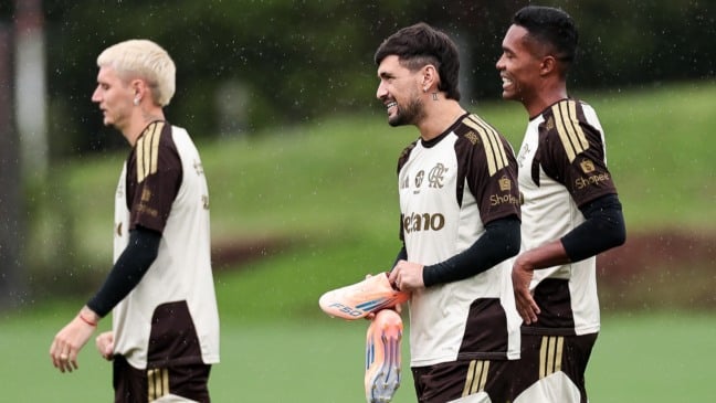 TREINO NO NINHO - 20-01-2026-001 FOTOS: GILVAN DE SOUZA/FLAMENGO