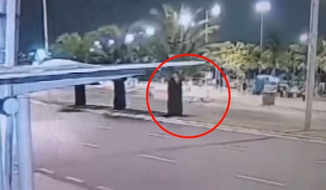 Câmeras de segurança registram momento de atropelamento que matou turista na Orla de Camburi