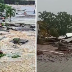 Uma casa desabou em Rio Bananal e uma crian&ccedil;a morreu ap&oacute;s as fortes chuvas