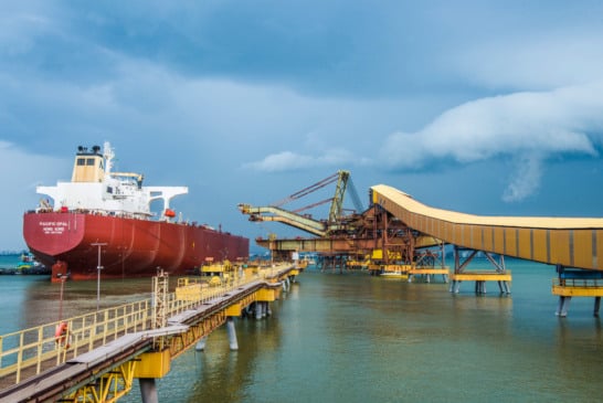 Píer 2 do Porto de Tubarão. Foto: Vitor Nogueira