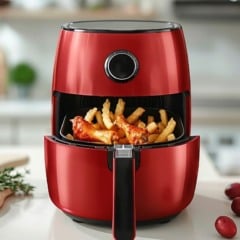 Voc&ecirc; pode estar estragando sua air fryer: 6 coisas que nunca devem ser usadas na limpeza