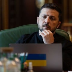 Volodymyr Zelensky, presidente da Ucr&acirc;nia