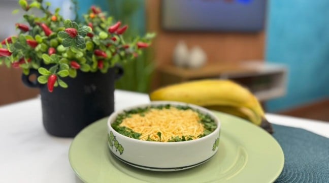 Escondidinho de Banana-da-Terra com Carne-Seca. Foto: Lucas Henrique Pisa