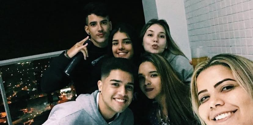 Virgínia Fonseca antes da fama, no ES (Foto: Acervo pessoal)