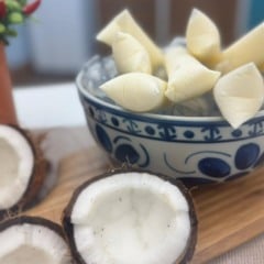 Geladinho de Coco (Zero A&ccedil;&uacute;car). Foto: Lucas Henrique Pisa