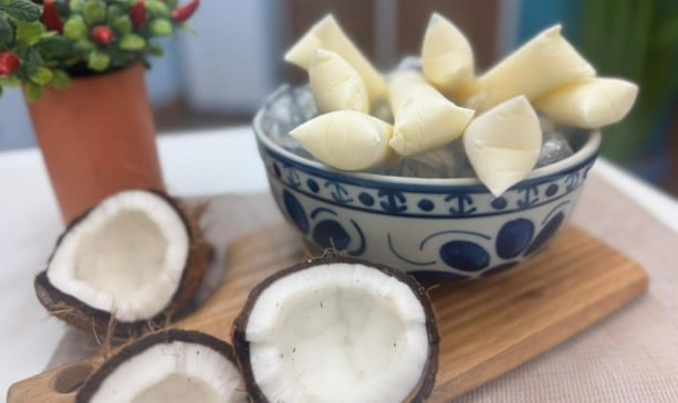 Geladinho de Coco (Zero Açúcar). Foto: Lucas Henrique Pisa