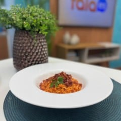 Risoto de Calabresa. Foto: Lucas Henrique Pisa