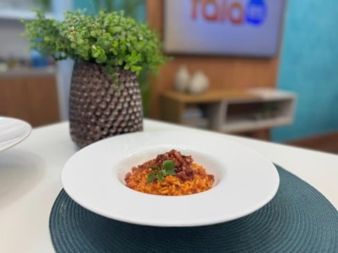 Risoto de Calabresa. Foto: Lucas Henrique Pisa