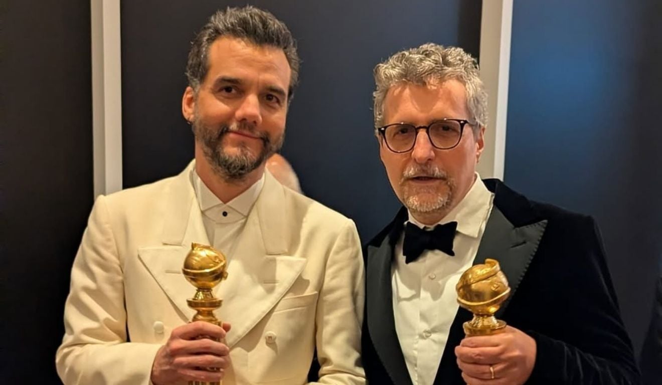 Wagner Moura e Kleber Mendonça Filho no Globo de Ouro (Foto: Reprodução/Instagram/@fernanda_ezabella) Wagner Moura e Kleber Mendonça Filho no Globo de Ouro (Foto: Reprodução/Instagram/@fernanda_ezabella)