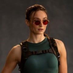 Sophie Turner como Lara Croft (Foto: Prime Video/Divulga&ccedil;&atilde;o)