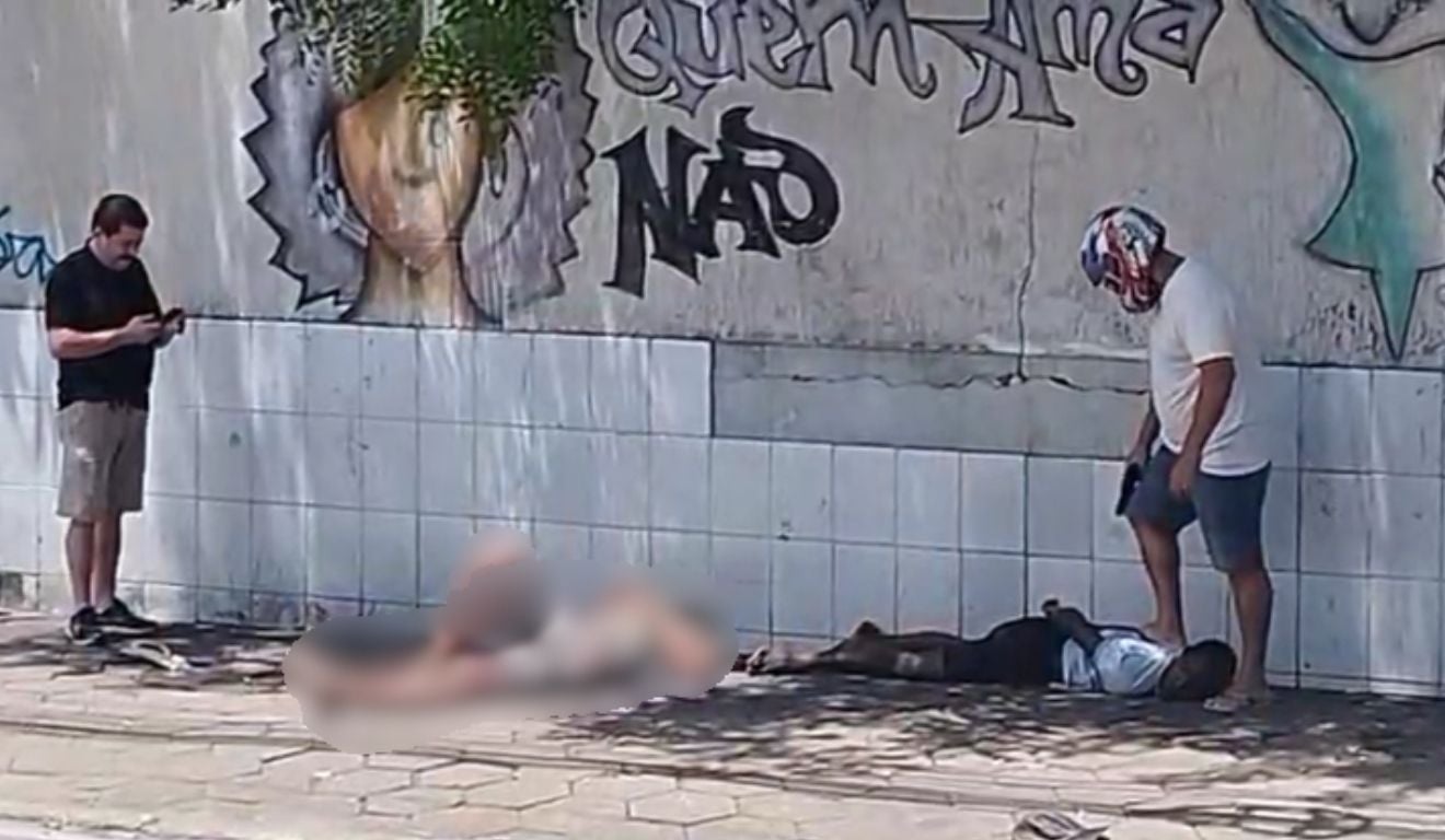 Briga termina com dois esfaqueados e intervenção de policiais de folga em Colatina Briga termina com dois esfaqueados e intervenção de policiais de folga em Colatina