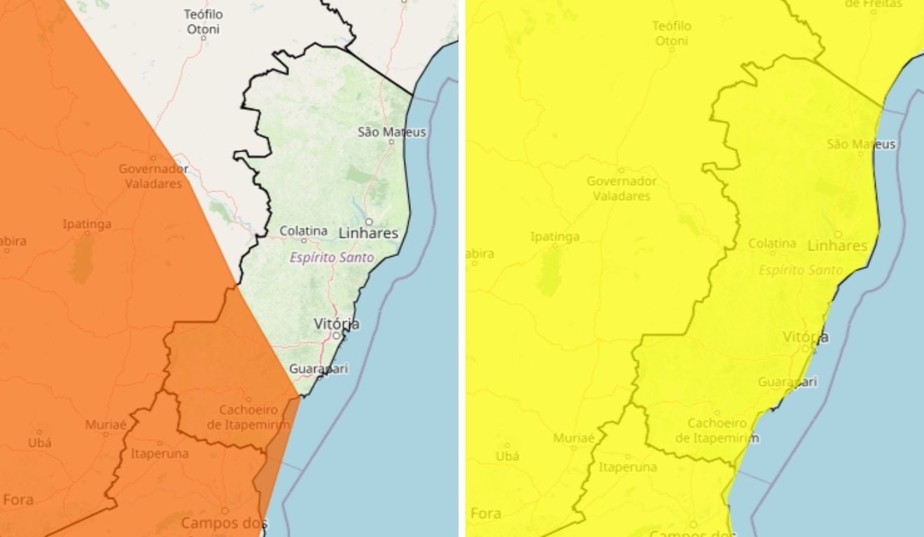 Foto: Inmet/ Reprodução 