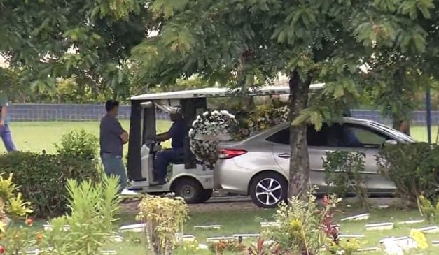 O corpo de Brenda Wolfgrann dos Santos foi sepultado em Cariacica. Foto: Reprodução/TV Vitória