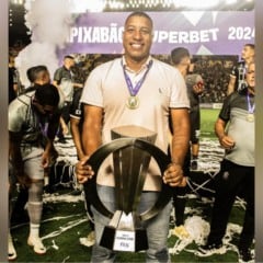 Rodrigo C&eacute;sar foi campe&atilde;o estadual pelo Rio Branco no Capixab&atilde;o 2024