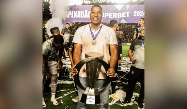 Rodrigo César foi campeão estadual pelo Rio Branco no Capixabão 2024