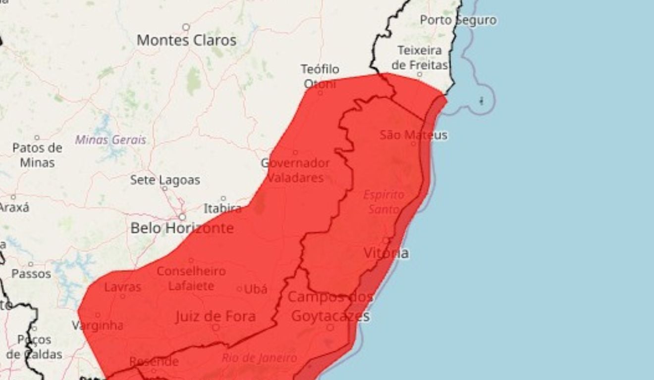alerta vermelho