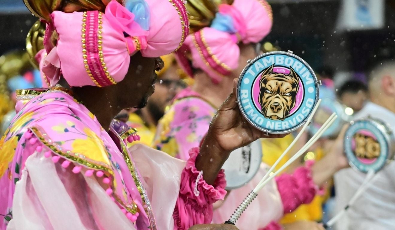 Bateria da Chegou o Que Faltava (Foto: Thiago Soares/Folha Vitória) Bateria da Chegou o Que Faltava (Foto: Thiago Soares/Folha Vitória)