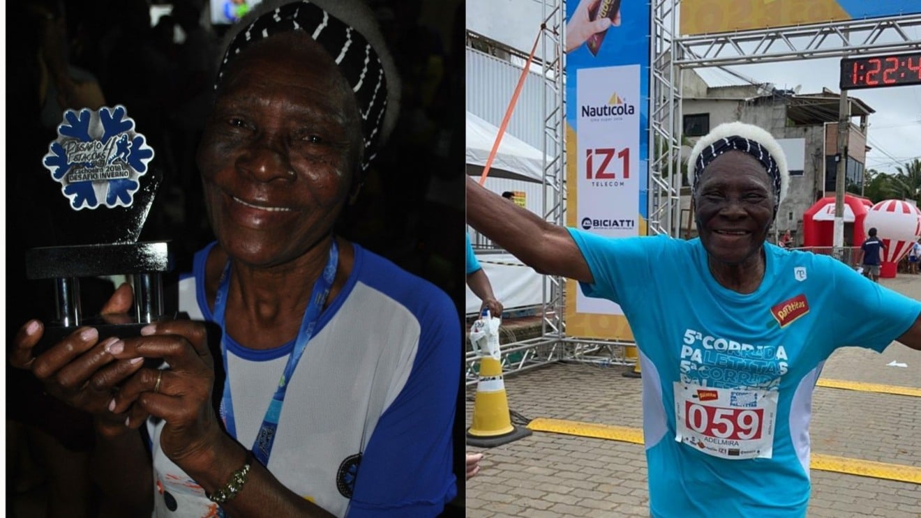 Vovó Corredora (Foto: Arquivo Pessoal)