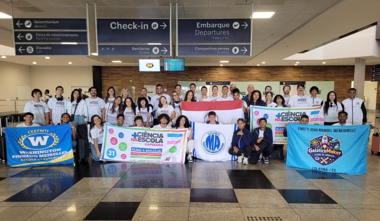 Seis escolas públicas do ES participam de encontro nacional de ciência em Brasília