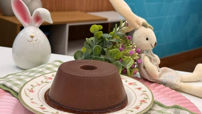 Pudim de Chocolate Zero Açúcar. Foto: Roberta Salgueiro