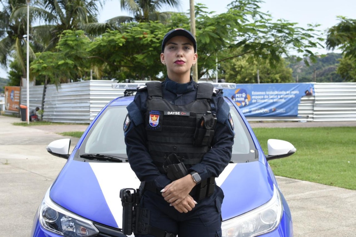 Dayse Barbosa, comandante da Guarda Municipal de Vitória (Foto: Thiago Soares)