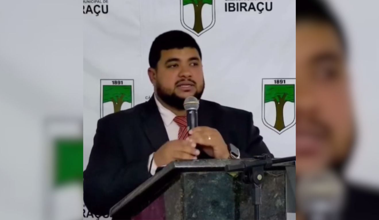 Presidente da Câmara de Vereadores de Ibiraçu, Breno Lúcio