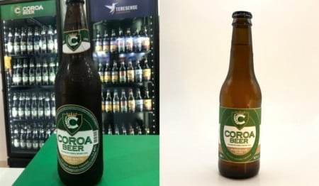 A versão em 600 ml lançada em janeiro e a nova versão em long neck: para Grupo Coroa, diversidade de formatos ajuda a consolidar a marca. Crédito: Montagem Folha Vitória