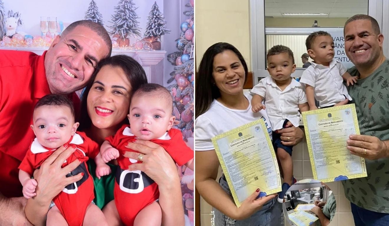 “Ficamos quase 4 anos na fila”: casal relata espera até adotar gêmeos no ES
