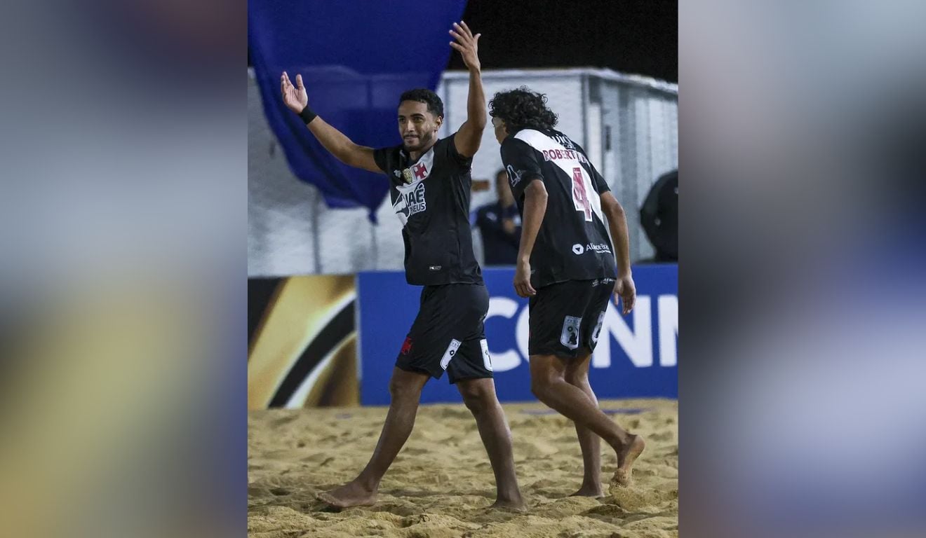 Vasco goleia e Brasil tem 100% de aproveitamento na abertura da Libertadores de Beach Soccer