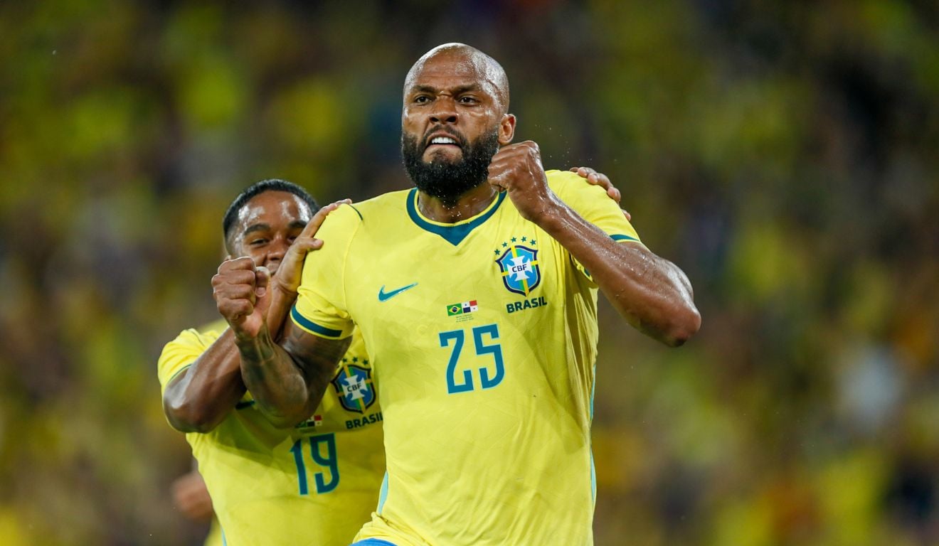 RJ - AMISTOSO/BRASIL X PANAMÁ - ESPORTES Rio de Janeiro(RJ) 31-05-26 - BRASIL X PANAMÁ - Igor Thiago Brasil comemora durante o amistoso entre Brasil x Panamá no Estádio do Maracanã, na Zona Norte da cidade do Rio de Janeiro, nesta terça-feira (31). Foto: Marcelo de Jesus/MDJPHOTOS. Foto: MARCELO DE JESUS/MDJPHOTOS/ESTADÃO CONTEÚDO