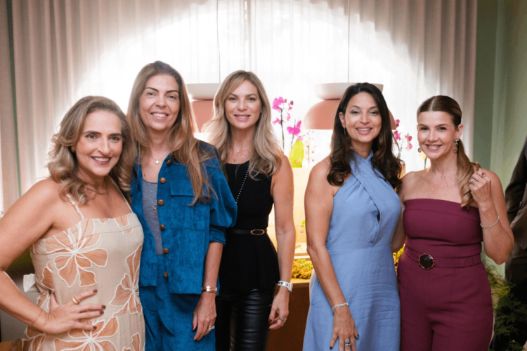 Edna Jabour, Lívia Torres, Josi Sirtoli, Daniela Fontes e Iracema Neves