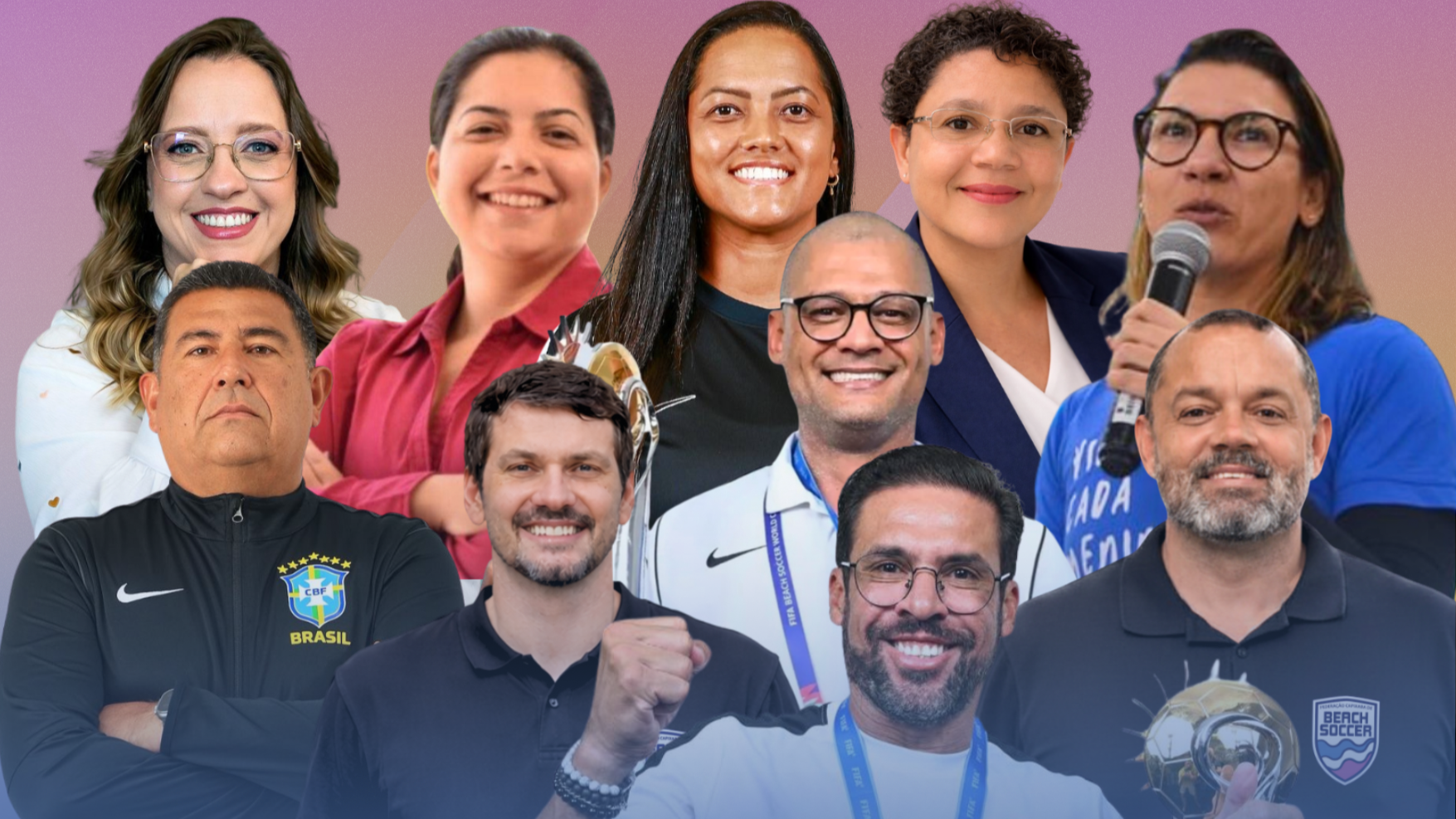 Evento em Vitória reúne ídolos e discute os desafios e o futuro do beach soccer no Brasil