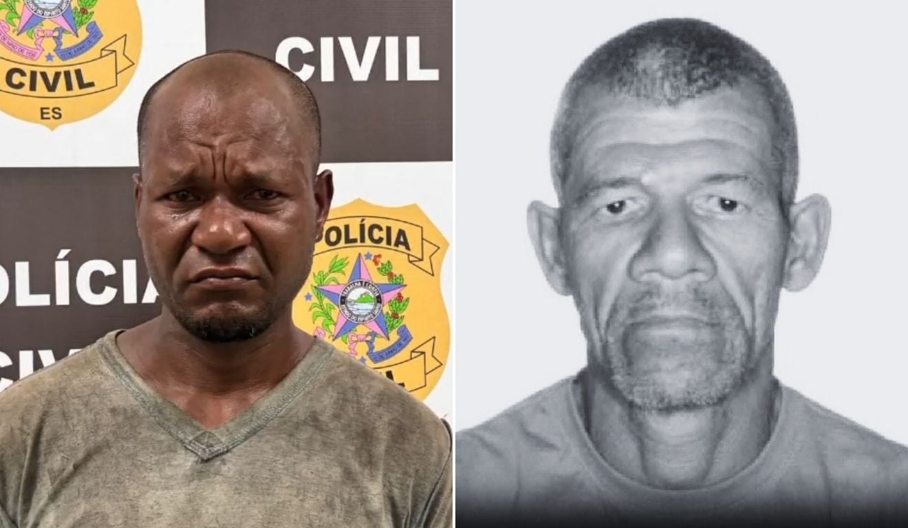 Marcelo Campos de Jesus, preso por homicídio, e Vanilson Pereira, morador de rua morto