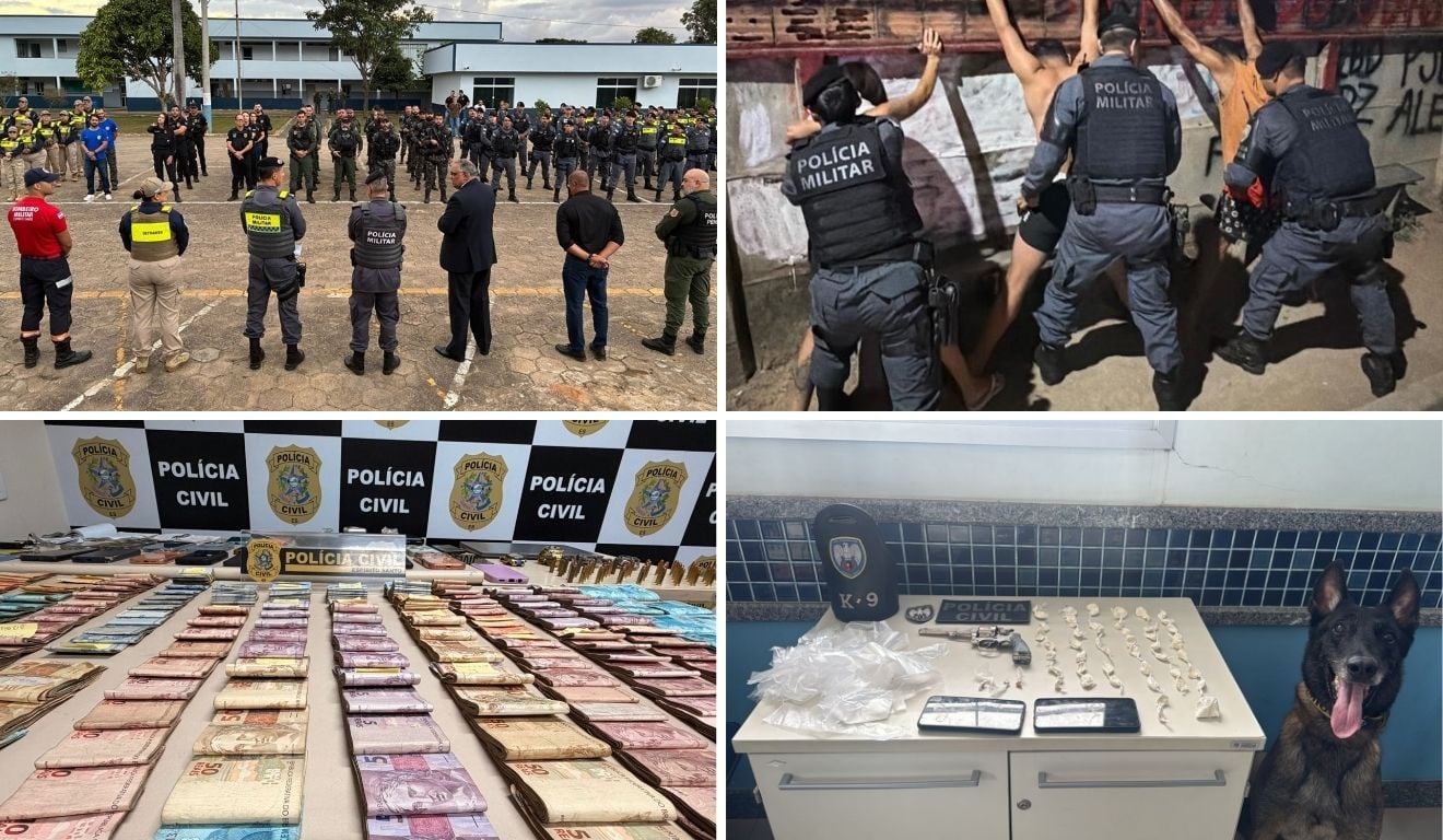 Megaoperação prende 37 suspeitos e apreende armas e drogas no Noroeste do ES