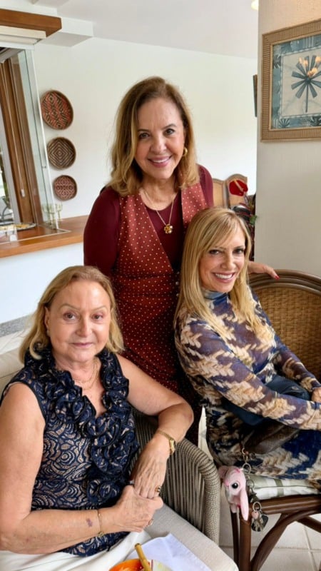 Com Carla Coser e Leticia Von Schilgen