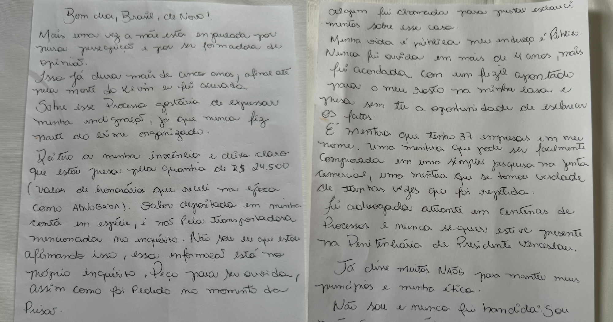 “Nunca fui bandida”: presa, Deolane Bezerra quebra silêncio, faz carta e entrega o que fez