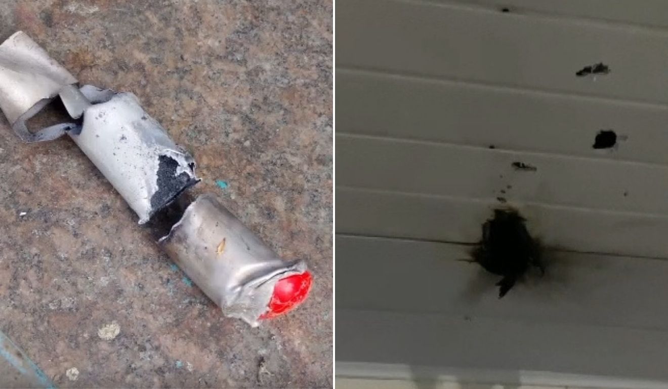Bomba lançada por drone atinge casa em Vila Velha durante jogo do Brasil