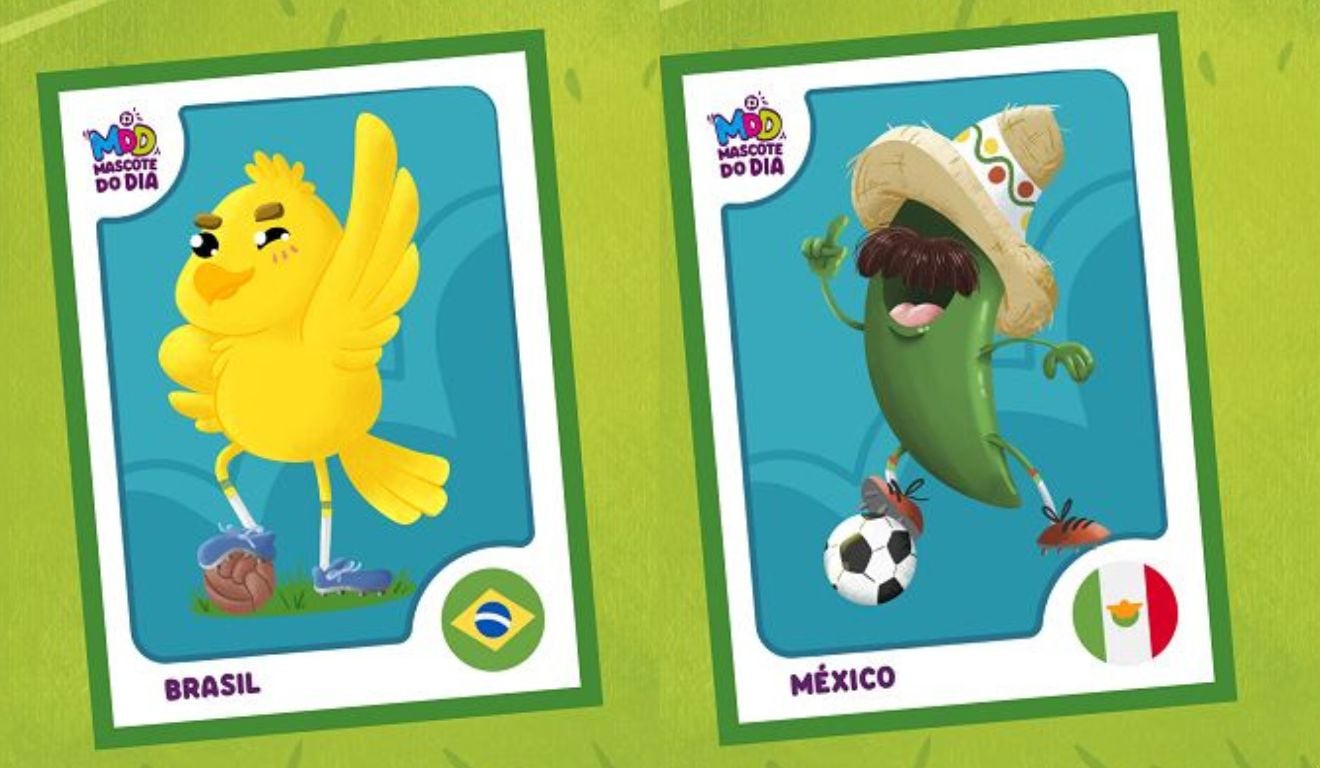 Capixabas lançam figurinhas com mascotes para países da Copa do Mundo de 2026