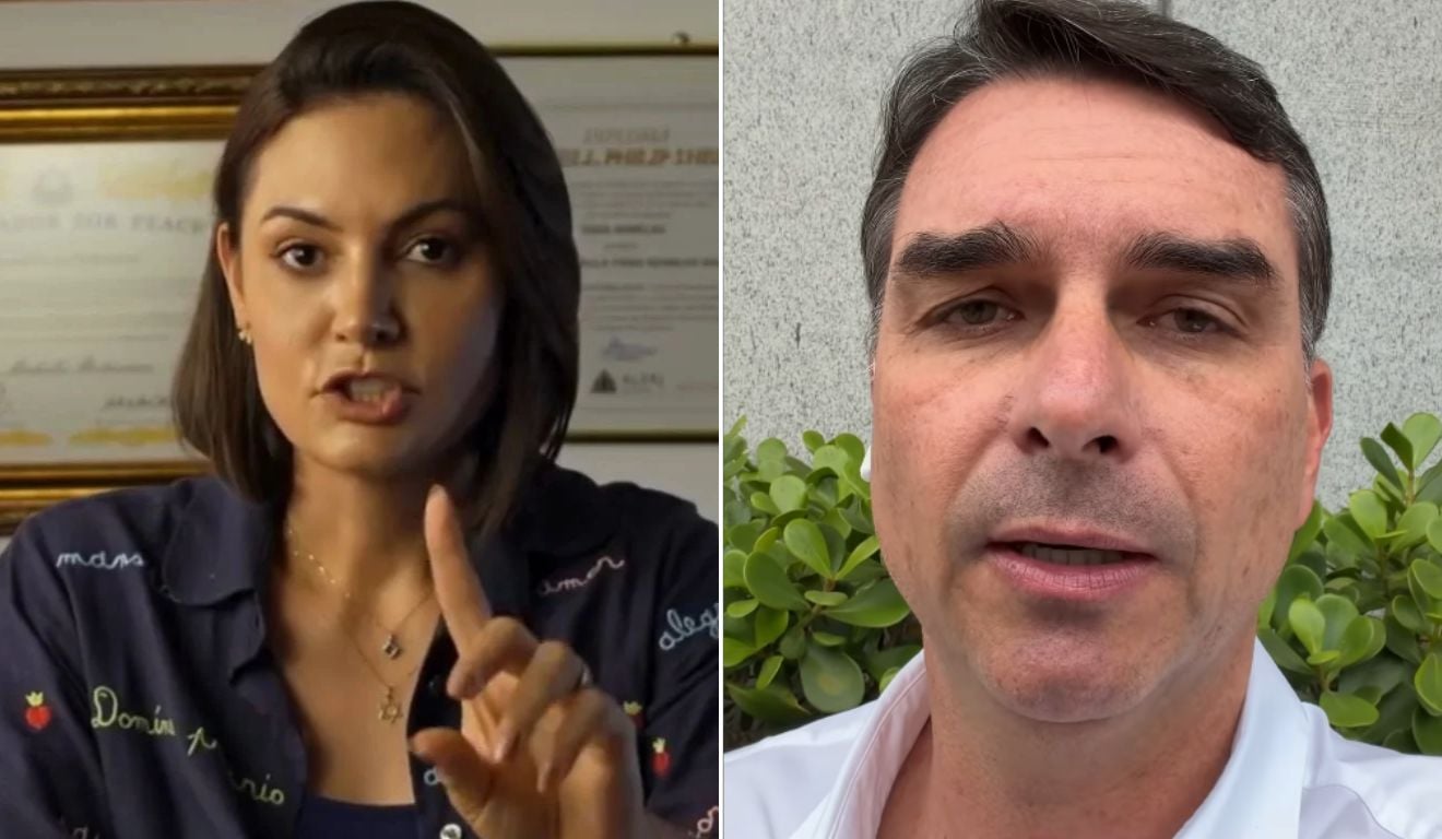 Flávio Bolsonaro diz que briga com Michelle é “página virada”; e que quer vice mulher