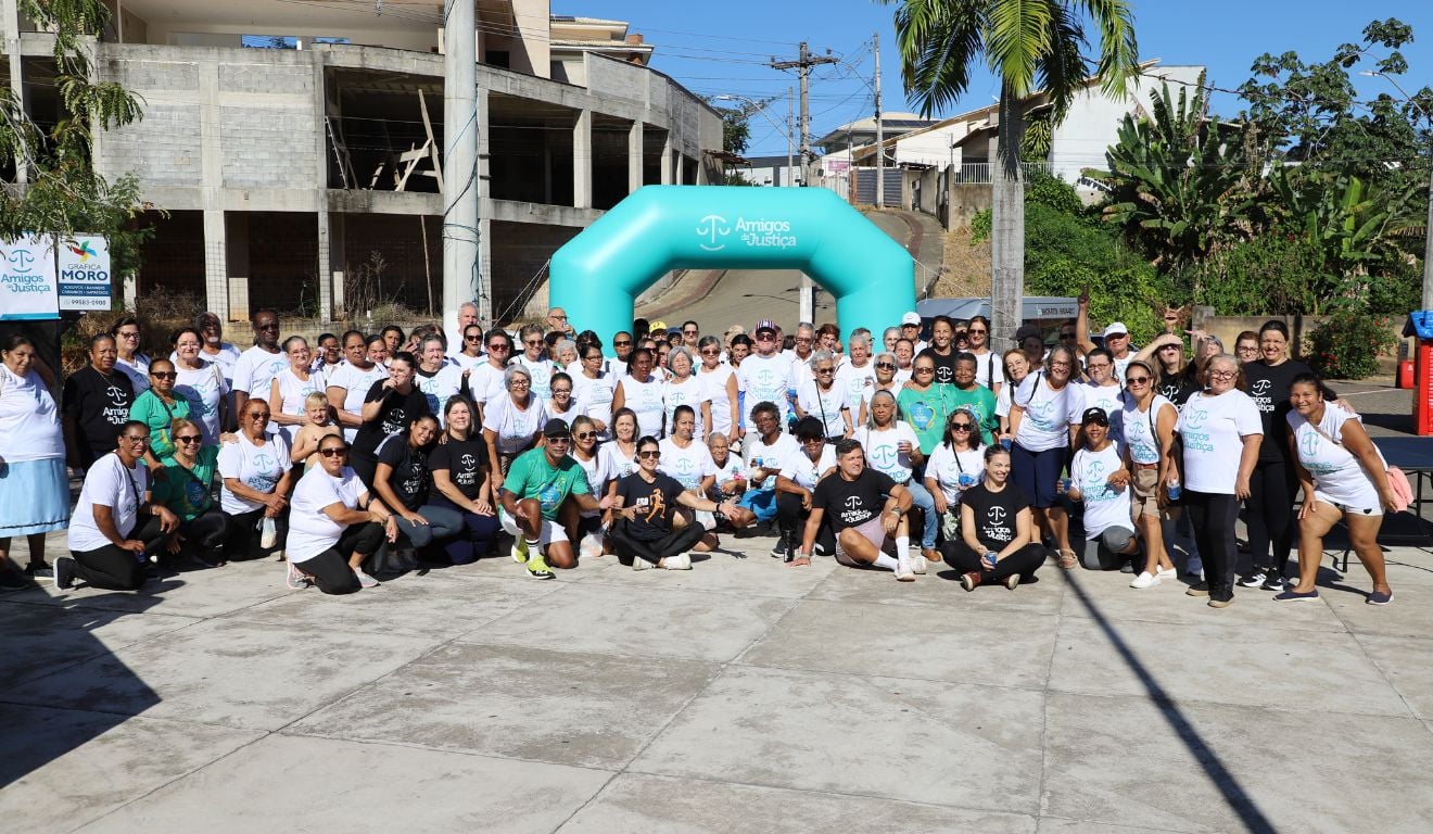 Lançamento do projeto Mulheres que Correm ES em Ibiraçu. Amigos da Justiça. Foto: Divulgação