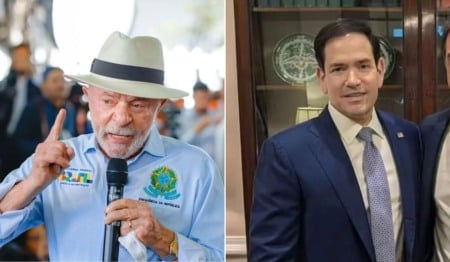 Presidente Lula e secretário dos EUA Marco Rubio Presidente Lula e secretário dos EUA Marco Rubio