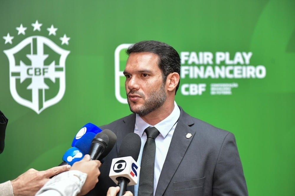 O presidente atual da CBF, Samir Xaud (Foto: Reprodução/Instagram @samir.xaud)