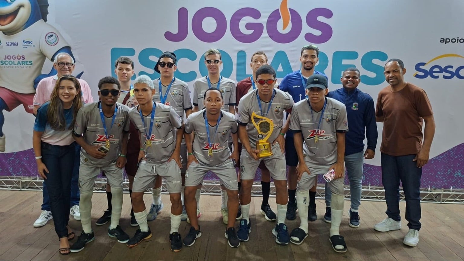 Jogos Escolares do Espírito Santo (Jees). Etapa juvenil. Sesc de Guarapari Jogos Escolares do Espírito Santo (Jees). Etapa juvenil. Sesc de Guarapari