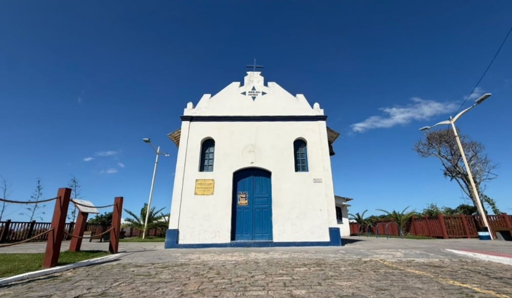 Igreja Nossa Senhora dos Navegantes, em Ponta da Fruta. Foto: Thiago Soares/Folha Vitória