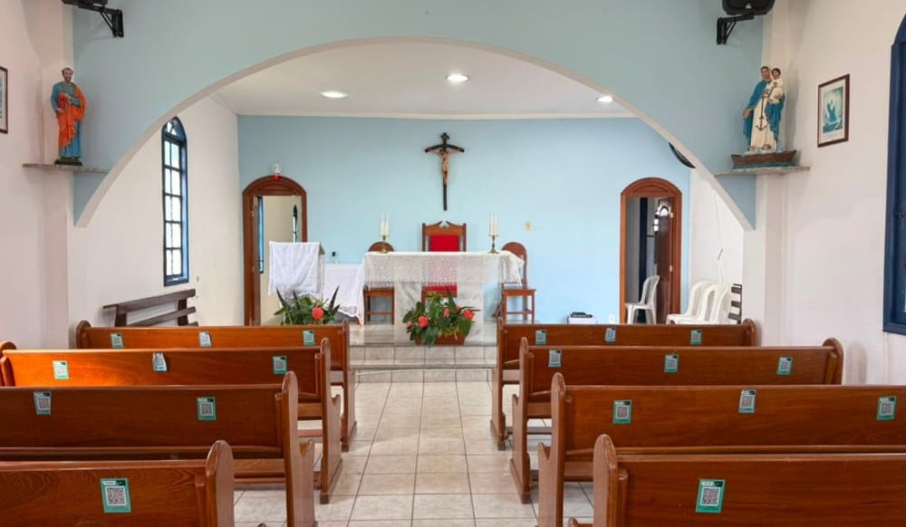 Igreja Nossa Senhora dos Navegantes, em Ponta da Fruta. Foto: Thiago Soares/Folha Vitória