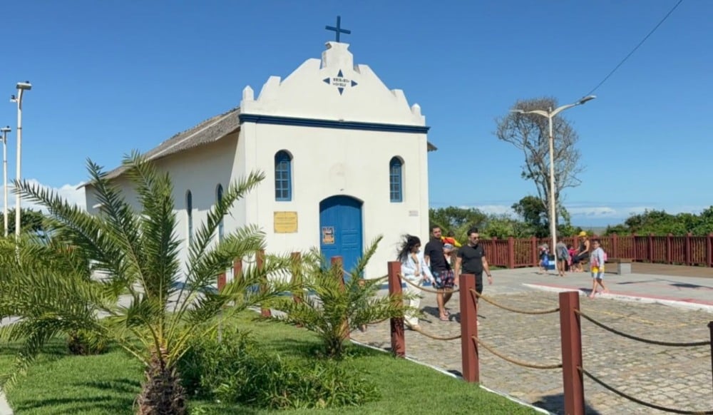 Igreja Nossa Senhora dos Navegantes, em Ponta da Fruta. Foto: Thiago Soares/Folha Vitória