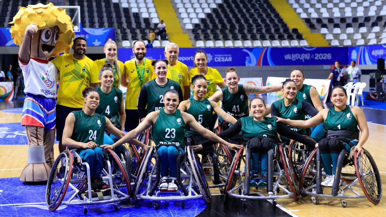 06.07.26 - Jogos Para-Sulamericanos Valledupar 2026. Basquete Em Cadeiras de Rodas. Brasil x Argentina, na cidade de Valledupar, Colômbia. Foto: Marcello Zambrana/CPB