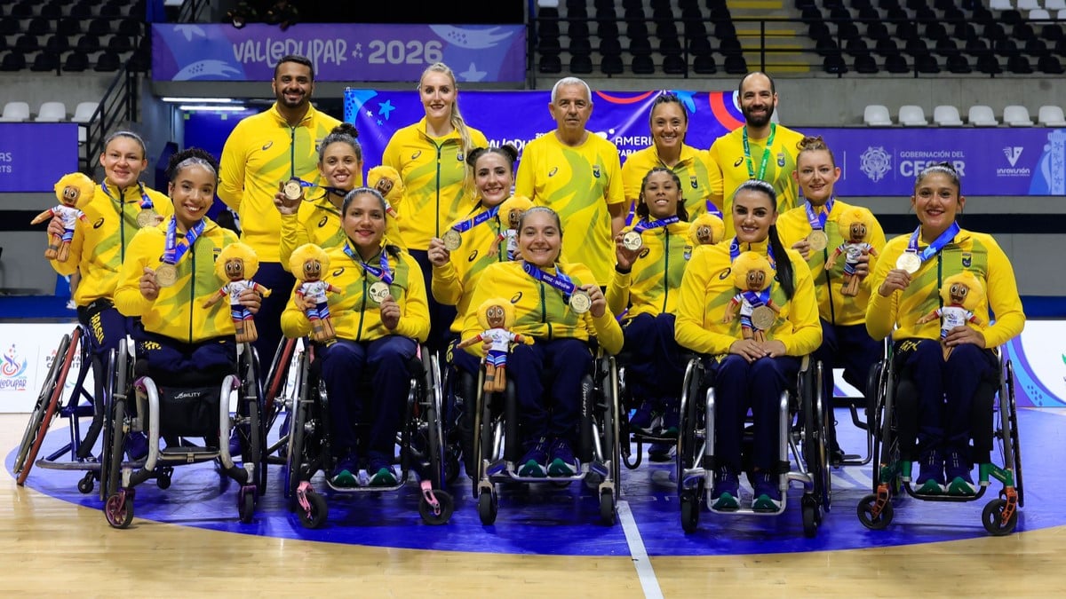 Primeiro ouro: basquete em cadeira de rodas é campeão com quatro atletas do ES