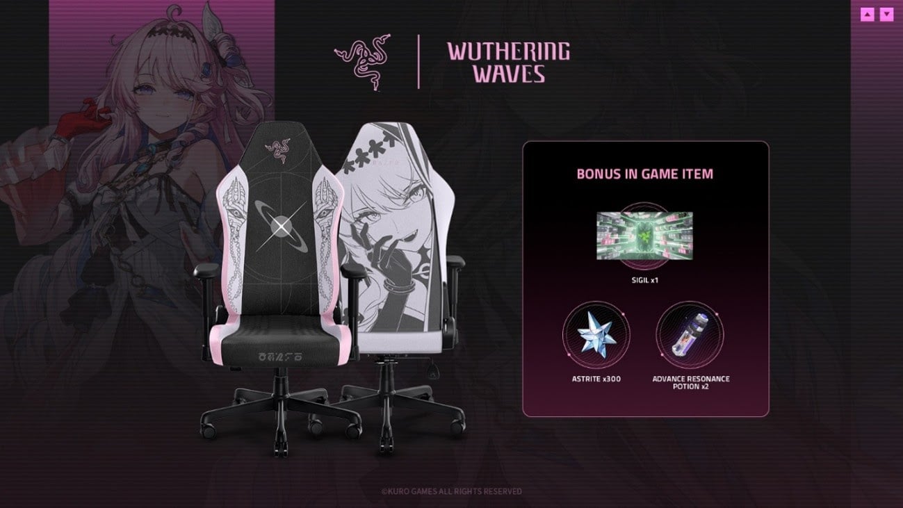 Razer anuncia coleção Wuthering Waves